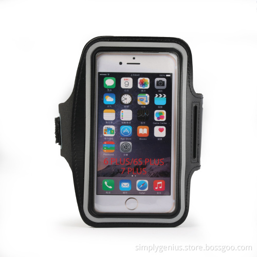 Neoprene stretch sport armband for iphone 6 6S 7 plus Note 23456